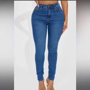Women's Blue Skinny Jeans